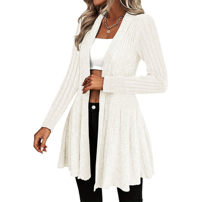 🧥 Cárdigan elegante de mujer con frente abierto – versátil, ligero y con estilo✨El básico que transforma cualquier look al instante