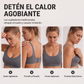 Sujetador deportivo push up de malla hueca para mujer