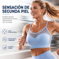 Sujetador deportivo push up de malla hueca para mujer