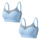 Sujetador deportivo push up de malla hueca para mujer