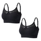 Sujetador deportivo push up de malla hueca para mujer