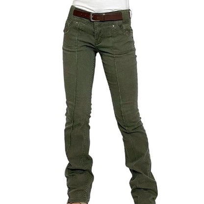 ⏰🔥 ¡OFERTA 50% OFF! 👖✨ Vaqueros ajustados elásticos elegantes para mujer