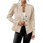 ⏰🔥 ¡OFERTA 50% OFF! 🧥✨ Americana de Mujer con Textura de Punto – Corte Slim, Elegante y Versátil para Oficina y Diario