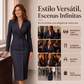 ⏰🔥 ¡OFERTA 50% OFF! 👗✨ Vestido Blazer Asimétrico para Mujer – Elegante, Sofisticado y Favorecedor para un Look Impecable