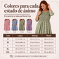 Vestido estampado floral con fruncidos para mujer