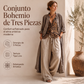 Conjunto de 3 piezas de estilo sencillo y elegante