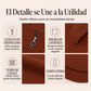 Vestido de punto acanalado con cremallera frontal para mujer