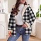 Chaqueta con capucha y cremallera gruesa para mujer