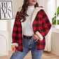 Chaqueta con capucha y cremallera gruesa para mujer