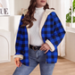 Chaqueta con capucha y cremallera gruesa para mujer
