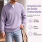 Camiseta gofrada de confort con capas