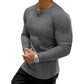 Camisa Henley ajustada para hombre