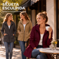 Chaqueta de lluvia impermeable con capucha para mujer