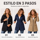 Chaqueta de lluvia impermeable con capucha para mujer