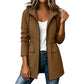 Chaqueta de lluvia impermeable con capucha para mujer