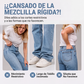 Vaqueros rectos elásticos casuales para mujer