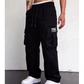 Pantalones cargo holgados casuales para hombre