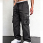 Pantalones cargo holgados casuales para hombre