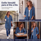 Sudadera con capucha de longitud media para mujer, cárdigan casual con cremallera y abrigos con bolsillos