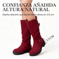 Botas holgadas hasta la mitad de la pantorrilla para mujer