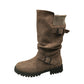 Botas holgadas hasta la mitad de la pantorrilla para mujer