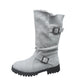 Botas holgadas hasta la mitad de la pantorrilla para mujer