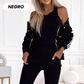 🏆Éxito de ventas🏆👚 Conjunto de 3 piezas: comodidad informal, estilo desenfadado