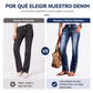 Pantalones vaqueros elásticos de corte ajustado para mujer