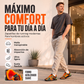 Zapatos de caminar sin cordones ligeros para hombre