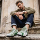 Zapatos de caminar sin cordones ligeros para hombre
