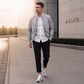 Zapatos de caminar sin cordones ligeros para hombre