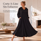 Vestido casual de felpa con capucha para mujer, para estar en casa