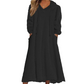 Vestido casual de felpa con capucha para mujer, para estar en casa