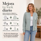 Chaqueta de béisbol de punto informal para mujer