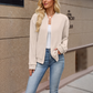 Chaqueta de béisbol de punto informal para mujer