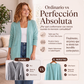 Cárdigan de punto abierto informal para mujer