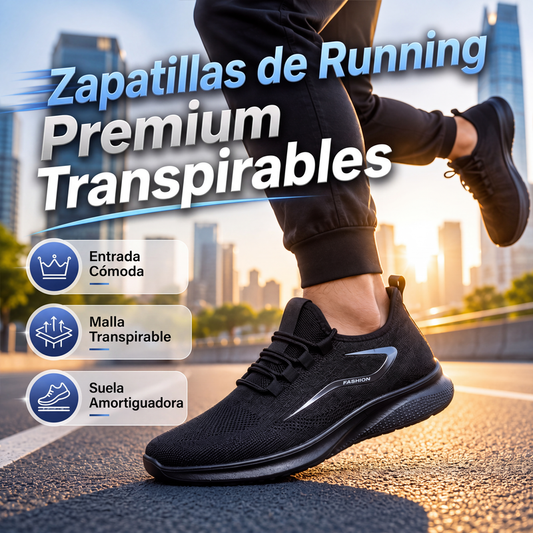 Zapatillas de running transpirables para hombre