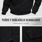 Jersey de cuello alto con cremallera de un cuarto para hombre