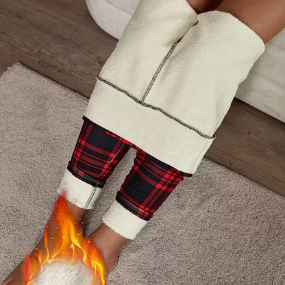 ❄️Leggings de Cuadros para Mujer | Forrados, Calentitos, Ideal para Invierno y Base ✅