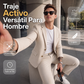 Traje de negocios elástico versátil para hombre
