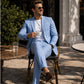 Traje de negocios elástico versátil para hombre