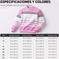 Sudadera de manga larga para hombre con rayas y bloques de color
