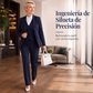 Conjunto de traje de negocios de 3 piezas para mujer