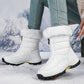 👢 69% DE DESCUENTO! ✨ Botas de Nieve para Mujer con Cremallera - Aislamiento Térmico y Suela Antideslizante para Climas Invernales Extremos ❄️🔒