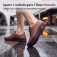 Zapatos casuales de cuero genuino para mujer, mocasines cosidos a mano