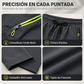 Pantalones deportivos casuales para mujer con bolsillos con cremallera