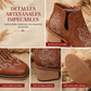 🤠 Encanto occidental | Botines de tacón grueso bordados con escote en V para mujer ⚡ Envío gratuito