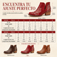 🤠 Encanto occidental | Botines de tacón grueso bordados con escote en V para mujer ⚡ Envío gratuito