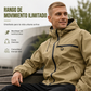 Chaqueta con capucha impermeable para exterior para hombre