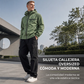 Chaqueta con capucha impermeable para exterior para hombre